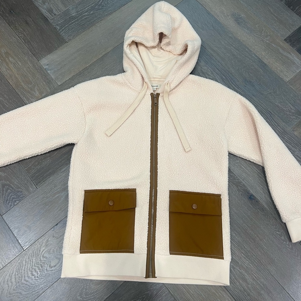 Madewell size xsmall fleece zipper jacket